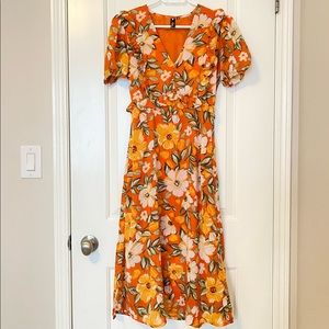 ASOS floral Midi tea dress